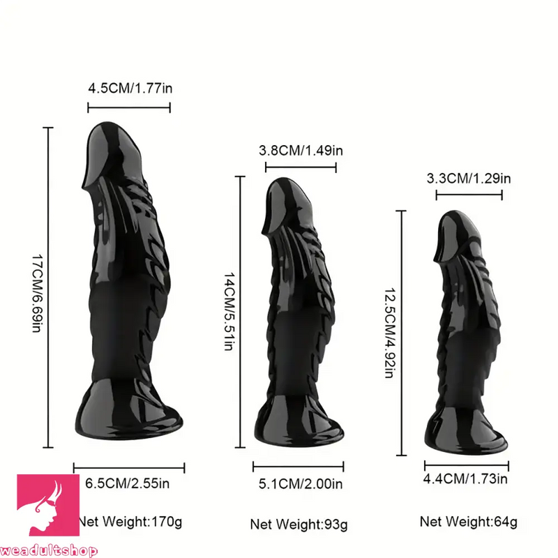 4.92in 5.51in 6.69in Realistic Anal Female Male Dildo For Anal Sex