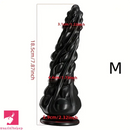 7.87in 8.55in Spiked Clear Black Big Dildo For Women Men Adult Sex