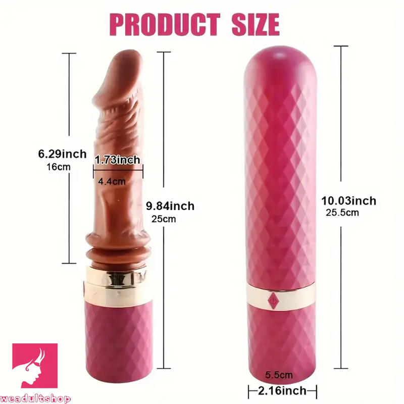 9.84in Soft Thrusting Heating Vibrating Automatic Dildo Fuck Machine