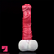 10.8in Liquid Silicone Soft Big Thick Fantasy Dildo With Double Eggs