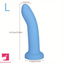 5.31in 6.69in 7.68in Thumb Shaped Silicone Soft Colored Cock Dildo