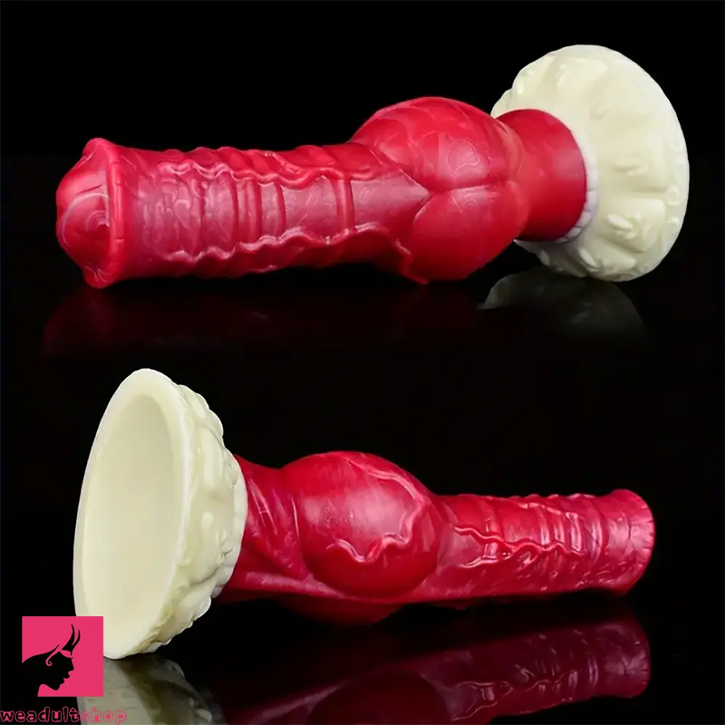 7.75in Monster Big Horse Knot Silicone Soft Animal Fantasy Dildo