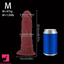 7.28in 8.07in 9.44in Big Thick Soft Silicone Dildo For Orgasm Sex Use