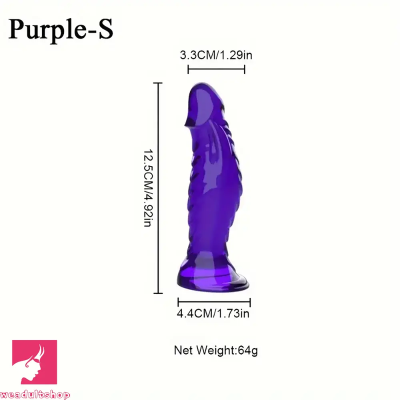 4.92in 5.51in 6.69in Realistic Anal Female Male Dildo For Anal Sex