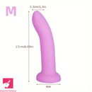 5.31in 6.69in 7.68in Thumb Shaped Silicone Soft Colored Cock Dildo