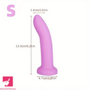 5.31in 6.69in 7.68in Thumb Shaped Silicone Soft Colored Cock Dildo