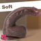 7.28in Realistic Silicone Lifelike 3D Texture Dildo For Beginners Sex