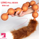 12.6in 18.9in 25.59in Long Anal Beads BDSM Tail Big Anal Plug Dildo