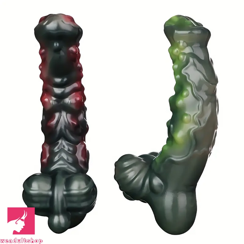 5.94in 7.4in 8.54in 9.13in 9.17in Fantasy Silicone Monster Cock Dildo