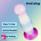 6.97in-8.66in Liquid Silicone Monster Fantasy Soft Cock Anal Plug Dildo