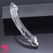 7.9in Clear Glass Double-Headed Penetration Dildo For G-spot Orgasm