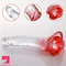 7.9in Curved Clear Lifelike G Spot Dildo For Couple Self-Pleasure Sex