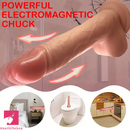 8.66in Realistic Remote Control Soft Silicone Erotic Vibrating Heating Dildo