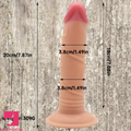 7.08in Lifelike PVC Fantasy Odd Hand-Free Dildo With Suction Cup