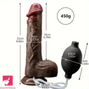 8.66in Realistic Ejaculating Big Male Female Dildo For Cumming