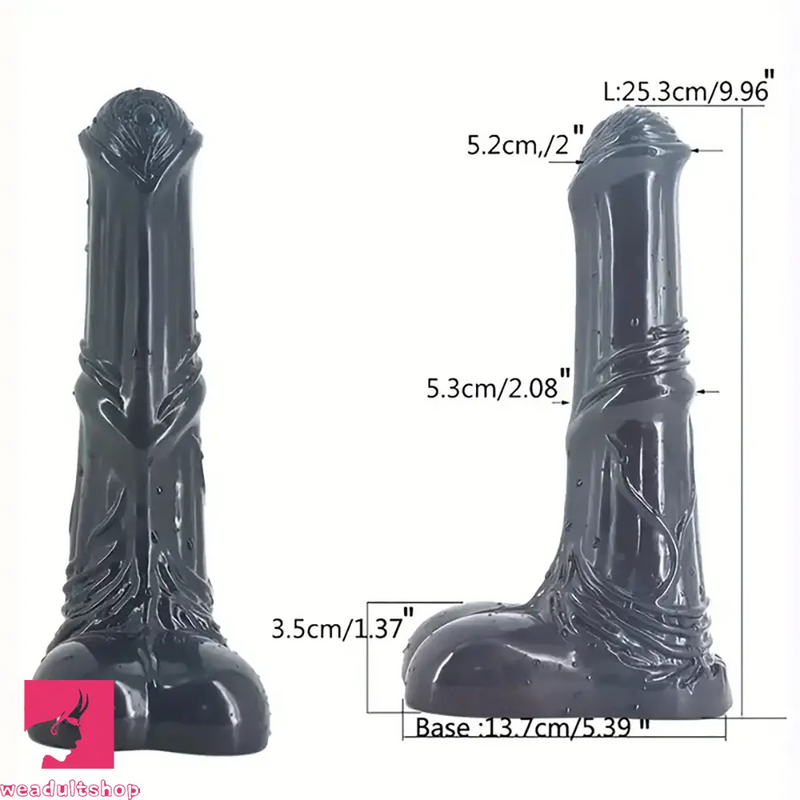 9.96in Realistic Horse Cock Big Animal Dildo For G Spot Erotic Vagina