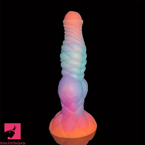 9.84in Portable Big Knot Fantasy Silicone Soft Dildo For G Spot Sex