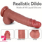 7.8in Realistic Anal Personal Massage Silicone Soft Vaginal Dildo