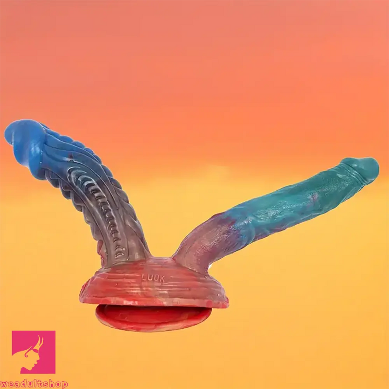 9.44in Double-Headed Silicone Soft Large Dildo For Lesbian Sex