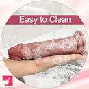 7.3in Realistic Dual Layer Massage Silicone G Spot Vaginal Dildo