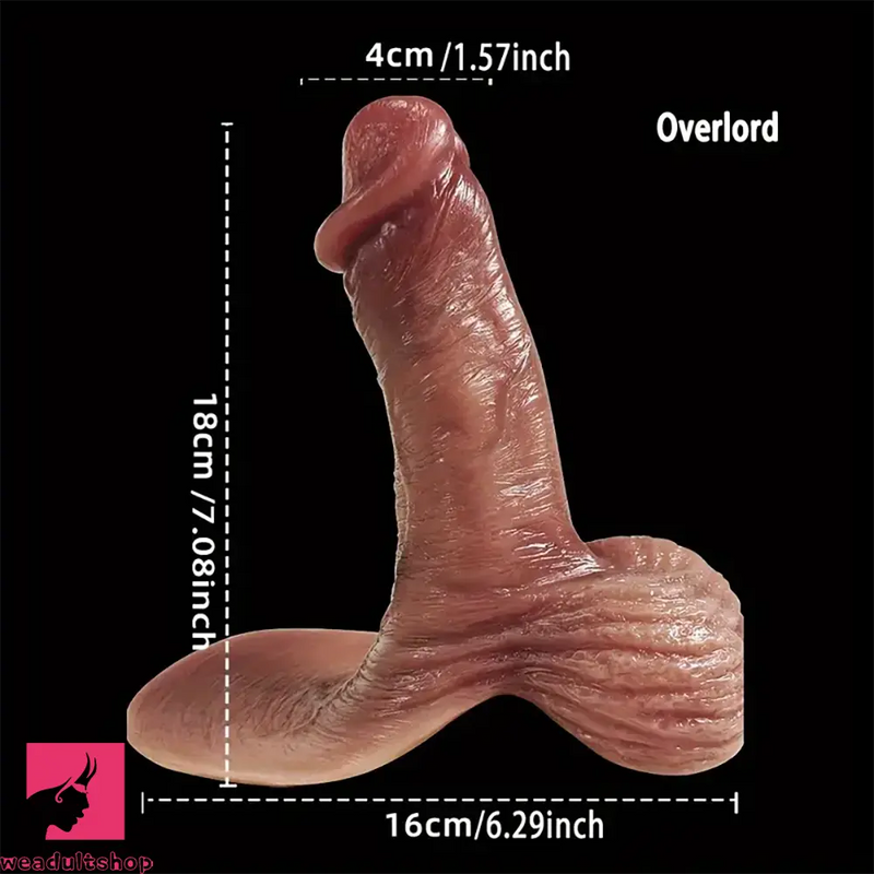 5.9in 7.08in Wearable Realistic Hollow Penis Sleeve Dildo For Clit