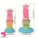 5.51in 6.5in 7.28in 8.07in Fantasy Monster Animal Dog knot Dildo