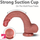 7.8in Realistic Anal Personal Massage Silicone Soft Vaginal Dildo