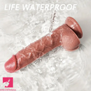 7.8in Soft Silicone Real Dildo For Hands Free Adult Toy Women Love