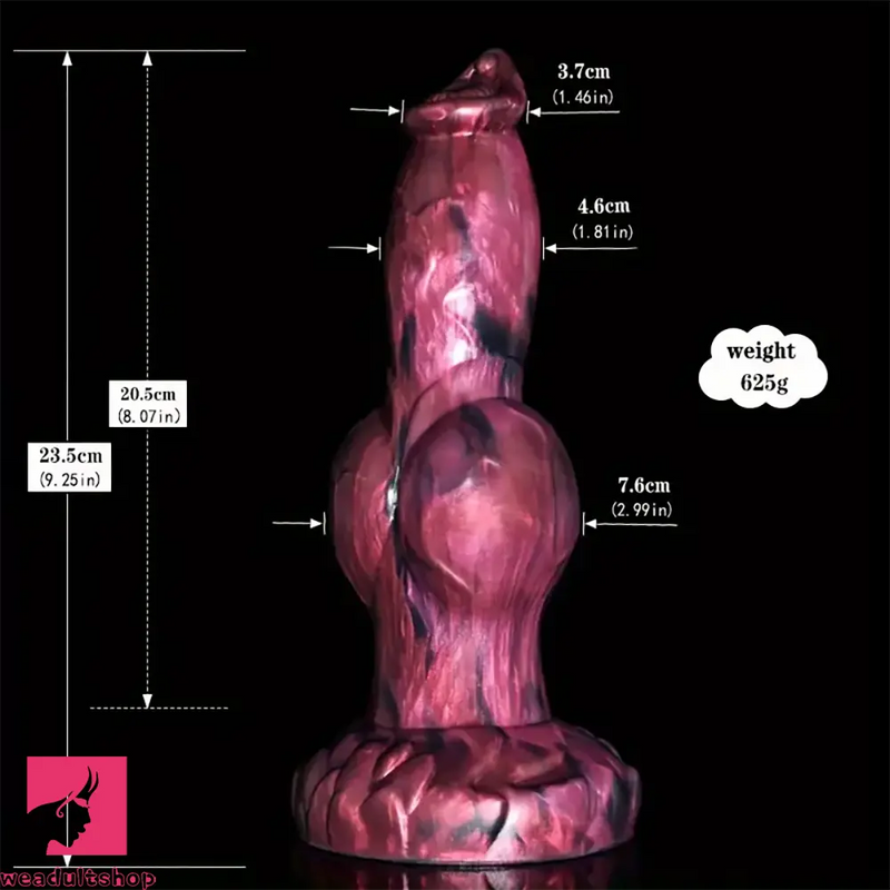 Multiple Options Liquid Silicone Big Soft Dog Knot Horse Cock Dildo