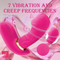 4.5in Rechargeable Vibrating Auto Wearable G-Spot Strap-On Dildo