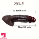 8.7in 9in 9.2in Realistic Silicone Soft Big Ebony Dildo For Women Sex