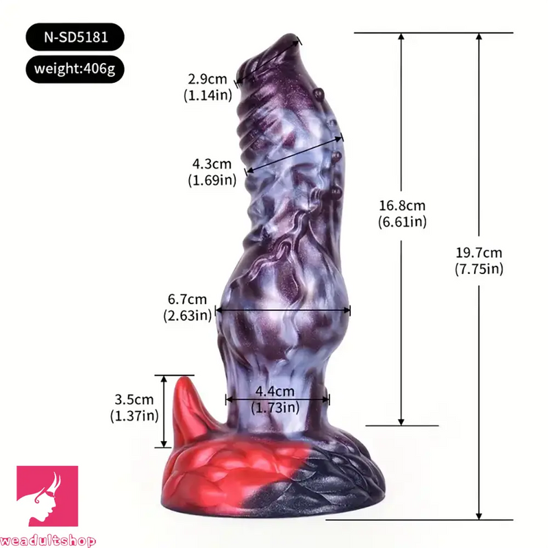 Multiple Silicone Monster Horse Big Knot Dog Octopus Thick Dildo