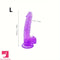 7.87in Jelly Confetti Women Dildo For G Spot Clit Stimulate Massage