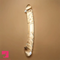 7.9in Clear Glass Double-Headed Penetration Dildo For G-spot Orgasm