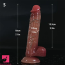 7.1in 8.5in 12.6in Big Silicone Realistic Lifelike Soft G Spot Real Dildo