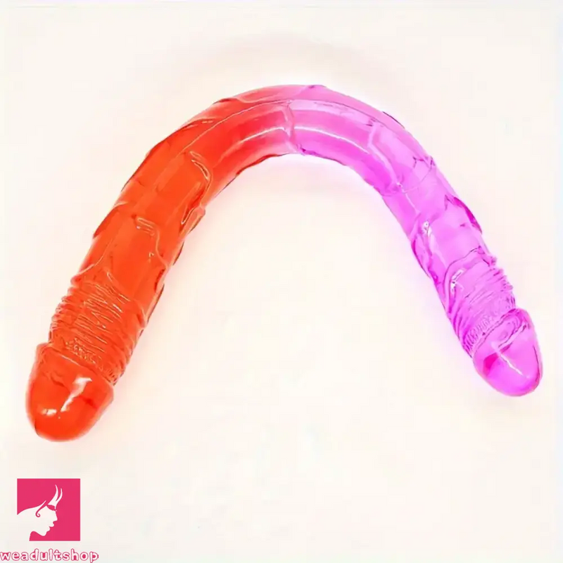 12.59in 16.92in Two-color Double Penetration Big Long Dildo For Erotic