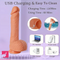 8.46in Thrusting Vibrating Rotation Heating Remote Control Big Dildo