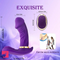 4.5in Rechargeable Vibrating Auto Wearable G-Spot Strap-On Dildo