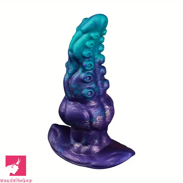 6.5in Silicone Octopus Wearable Portable Dildo For G Spot Stimulation