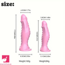 5.51in 6.69in Pink Double Realistic Strap-on Dildo For Anal Harness