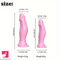 5.51in 6.69in Pink Double Realistic Strap-on Dildo For Anal Harness