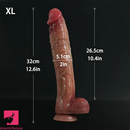 7.1in 8.5in 12.6in Big Silicone Realistic Lifelike Soft G Spot Real Dildo