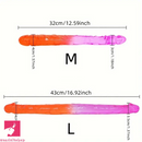 12.59in 16.92in Two-color Double Penetration Big Long Dildo For Erotic