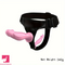 5.51in 6.69in Pink Double Realistic Strap-on Dildo For Anal Harness