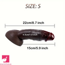 8.7in 9in 9.2in Realistic Silicone Soft Big Ebony Dildo For Women Sex