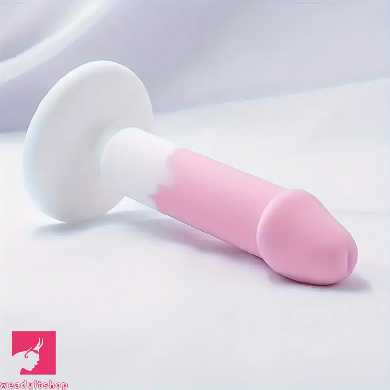 4.88in 5.28in 5.83in Silicone Small Soft Real Dildo For Beginner to Expert