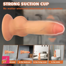 7.2in Silicone Soft Vibrating Inflatable Penis Automatic Vivid Balls Dildo