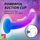 5.5in Colorful Soft Silicone Beginner-Friendly Dildo For Erotic Hands-Free