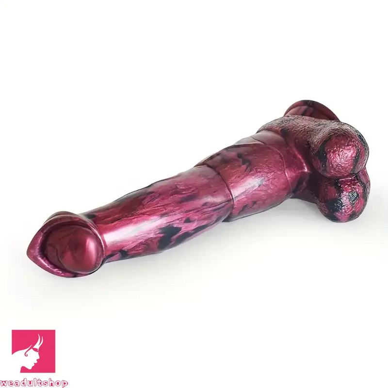 Multiple Options Liquid Silicone Big Soft Dog Knot Horse Cock Dildo