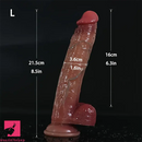 7.1in 8.5in 12.6in Big Silicone Realistic Lifelike Soft G Spot Real Dildo